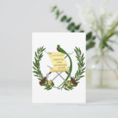 Guatemala wapenstilstand briefkaart (Staand voorkant)