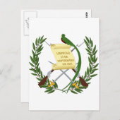 Guatemala wapenstilstand briefkaart (Voorkant / Achterkant)