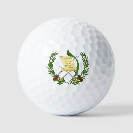 Guatemala wapenstilstand golfballen (Voorkant)