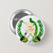 Guatemala wapenstilstand GT Ronde Button 5,7 Cm (Voorkant /achterkant)