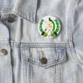 Guatemala wapenstilstand GT Ronde Button 5,7 Cm (In situ)
