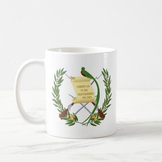 Guatemala wapenstilstand koffiemok (Links)