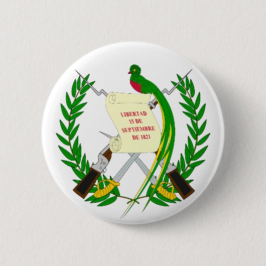 Guatemala Wapenstoofpot Button (Voorkant)
