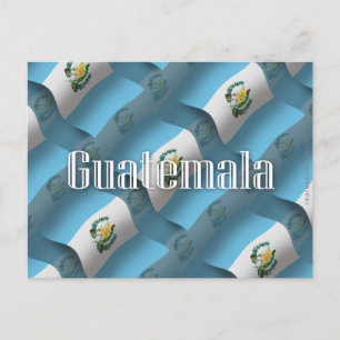 Guatemala Waving Flag Briefkaart