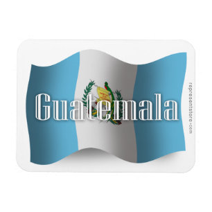 Guatemala Waving Flag Magneet