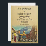 Guatemala Wedding Invitation  Middeleeuwen Kaart<br><div class="desc">Een unieke  huwelijksuitnodiging van Guatemala met tonnen middeleeuwse charme. Viel je Guatemalteekse bestemmingsbruiloft met deze coole Guatemala bruiloft.</div>