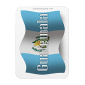 Guatemala zwaaien vlag magneet (Verticaal)