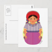 Guatemalaans Matryoshka Briefkaart (Voorkant / Achterkant)