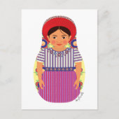 Guatemalaans Matryoshka Briefkaart (Voorkant)