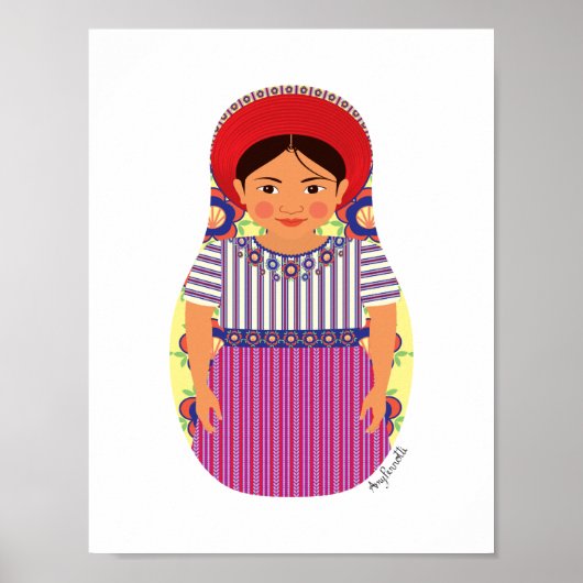 Guatemalaans Matryoshka Poster (Voorkant)