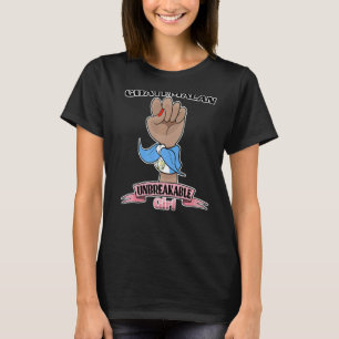 Guatemalaans meisje onbreekbaar in erfgoed Guatema T-shirt