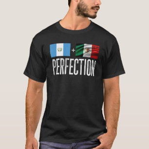 Guatemalaans plus Mexicaanse vlag voor een perfect T-shirt