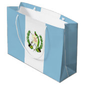 Guatemalaanse vlag groot cadeauzakje (Achterkant Gekanteld)