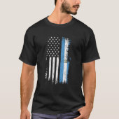 Guatemalan American Flag Pride Guatemala T-shirt (Voorkant)