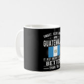 Guatemalan Flag Guatemala Proud Guatemalan Roots Koffiemok (Voorkant links)