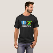 Guatemalan Plus Jamaican Perfection Mix Flag Herit T-shirt (Voorkant volledig)