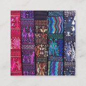 Guatemalan textile designs informatiekaartje (Voorkant)