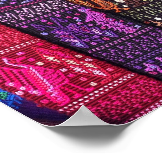 Guatemalan textile designs poster (Hoek)