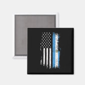 Guatemalteeks-Amerikaanse Vlag - Pride Guatemala U Magneet (Voorkant / Achterkant)