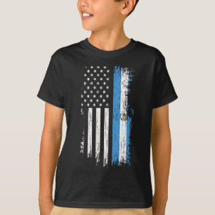 Guatemalteeks Amerikaanse Vlag - Trots Guatemala U T-shirt