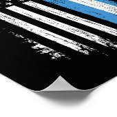 Guatemalteeks-Amerikaanse Vlag - Trots Guatemala V Poster (Hoek)