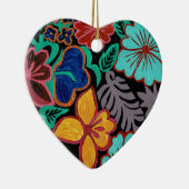 Guatemalteekse bloemen keramisch ornament (Rechts)