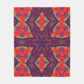 Guatemalteekse borduurpatronen fleece deken (Voorkant)