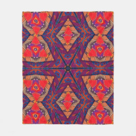 Guatemalteekse borduurpatronen fleece deken