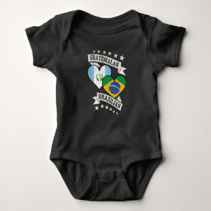 Guatemalteekse Braziliaanse hartvlaggen Guatemala  Romper