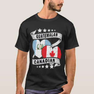 Guatemalteekse en Canadese vlag T-shirt