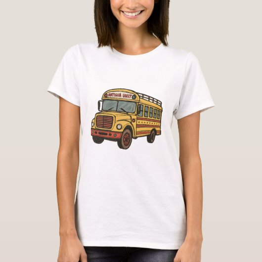 Guatemalteekse kippenbus t-shirt (Voorkant)