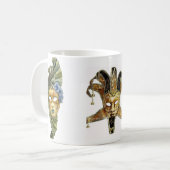 "Guatemalteekse Maskers"  Koffiemok (Voorkant links)