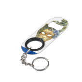 "Guatemalteekse maskers" Roestvrij stalen opener Mini Flessenopener (Achterkant Gekanteld)