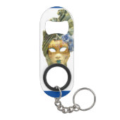 "Guatemalteekse maskers" Roestvrij stalen opener Mini Flessenopener (Achterkant)