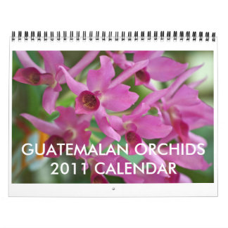 Guatemalteekse Orchids Agenda Kalender