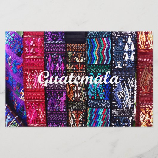 Guatemalteekse textieldesign. briefpapier (Voorkant)