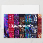 Guatemalteekse textieldesign. briefpapier (Voorkant / Achterkant)
