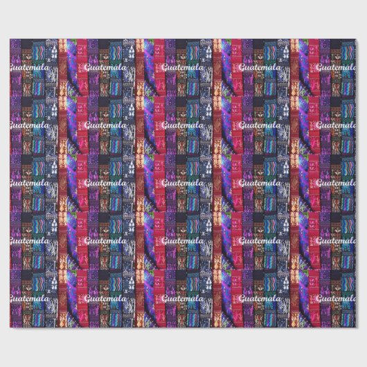 Guatemalteekse textieldesign. cadeaupapier (Vlak)