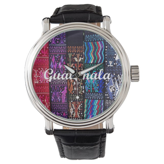Guatemalteekse textieldesign. horloge (Voorkant)