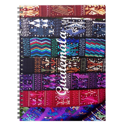 Guatemalteekse textieldesign. notitieboek (Voorkant)