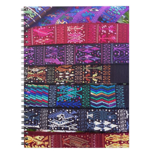 Guatemalteekse textieldesign notitieboek (Voorkant)