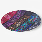 Guatemalteekse textieldesign papieren bordje (Gekanteld)