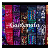 Guatemalteekse textieldesign. perfect poster (Voorkant)