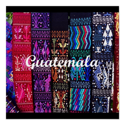 Guatemalteekse textieldesign. perfect poster (Voorkant)