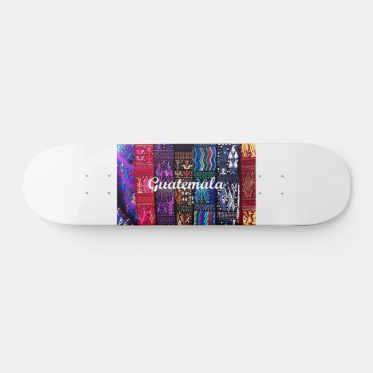 Guatemalteekse textieldesign. persoonlijk skateboard (Horizontaal)