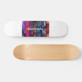 Guatemalteekse textieldesign. persoonlijk skateboard (Horizontaal)