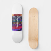 Guatemalteekse textieldesign. persoonlijk skateboard (Voorkant)