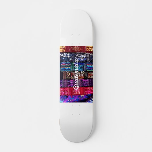 Guatemalteekse textieldesign. persoonlijk skateboard (Voorkant)