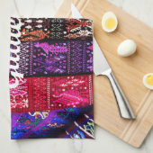 Guatemalteekse textieldesign. theedoek (Quarter Fold)