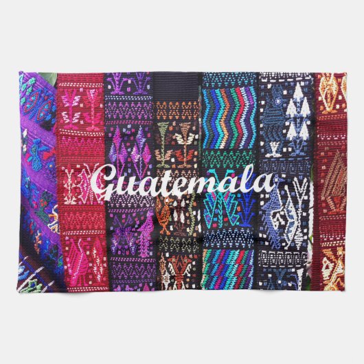 Guatemalteekse textieldesign. theedoek (Horizontaal)